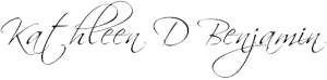 Kathleen Benjamin Signature